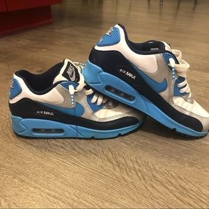 cute blue/white/gray/black NIKE AIR MAX 1s!